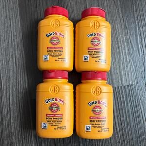 4 Gold Bond Body Powder Original Strength Medicated With Talc 1 oz each TRAVEL